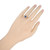 GIA Certified 1.57 Carat Blue Octagonal Sapphire Diamond Gold Engagement Ring