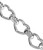 Aaron Basha Heart Shape Gold Link Bracelet