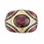 10.25 Carat Garnet Sapphire Diamond Yellow Gold Ring