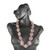 Peter Suchy 9.30 Carat Rose Quartz Sterling Silver Necklace