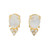 Peter Suchy 2.80 Moonstone Diamond Yellow Gold Earrings