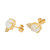 Peter Suchy 2.80 Moonstone Diamond Yellow Gold Earrings