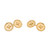 Tiffany & Co. Yellow Gold Double Sided Cufflinks