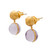 Marco Bicego  Amethyst Yellow Gold Earrings