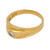 Peter Suchy .16 Carat Diamond Yellow Gold Unisex Ring
