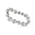 .50 Carat Diamond White Gold Bubble Style Eternity Band Ring