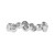 .50 Carat Diamond White Gold Bubble Style Eternity Band Ring