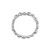 .50 Carat Diamond White Gold Bubble Style Eternity Band Ring