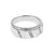.38 Carat Diamond White Gold Mens Wedding Band Ring