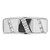 .38 Carat Round Diamond 14k White Gold Mens Wedding Band Ring