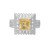 Doris Panos 1.20 Carat Citrine Diamond White Gold Ring