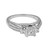 1.05 Carat Diamond White Gold Three Stone Engagement Ring