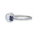 2.00 Carat Moonstone Iolite White Gold Ring