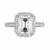 GIA Certified 2.27 Carat Diamond Platinum Halo Engagement Ring
