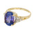 Le Vian 4.15 Carat Oval Tanzanite Diamond Yellow Gold Ring