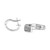 Yvel .30 Cart Diamond White Gold Hoop Earrings