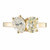 Peter Suchy GIA 2.10 Carat Diamond Yellow Gold Toe et Moi Engagement Ring Peter Suchy GIA 2.10 Carat Diamond Yellow Gold Toe et Moi Engagement Ring