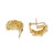 Ivan & Co. 1.60 Carat Diamond Yellow Gold Clip Post Earrings