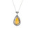 Spark 8.23 Carat Opal Pink Sapphire Diamond White Gold Pendant Necklace