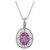 Peter Suchy GIA Certified 1.48 Carat Spinel Diamond White Gold Pendant Necklace