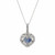 Peter Suchy GIA Certified 2.15 Carat Heart Sapphire Diamond Pendant Necklace