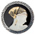 Erte .3 Carat Diamond Yellow Gold Sterling Silver Mother of Pearl Onyx Brooch
