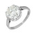 EGL Certified 2.50 Carat Round Diamond Platinum Art Deco Engagement Ring