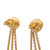 Marco Bicego Yellow Gold Textured Dangle Drop Earrings
