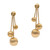 Marco Bicego Yellow Gold Textured Dangle Drop Earrings