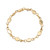 Oval Opal 14k Yellow Gold Link Bracelet