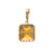 4.30 Carat Citirne Diamond Yellow Gold Pendant