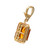 4.30 Carat Citirne Diamond Yellow Gold Pendant