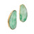 GIA Certified Fei Cui Jadeite Jade Yellow Gold Earrings
