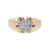 .50 Carat Diamond Two Tone Gold Mens Cluster Ring