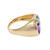 Kabana .17 Carat Diamond Amethyst Opal 14k Yellow Gold Ring Kabana .17 Carat Diamond Amethyst Opal 14k Yellow Gold Ring