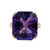 22 Carat Amethyst Diamond Two Tone Gold Ring