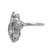 .94 Carat Diamond Synthetic Sapphire Platinum White Gold Ring