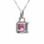 Peter Suchy 1.26 Carat Malawi Garnet Diamond White Gold Pendant Necklace