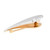 .6 Carat Diamond Two Tone Gold Tear Drop Brooch