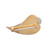 .6 Carat Diamond Two Tone Gold Tear Drop Brooch