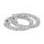 2.79 Carat Lab Grown Diamond White Gold Hoop Earrings