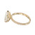 2.51 Carat Lab Grown Diamond Yellow Gold Engagement Ring