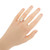 1.63 Carat Lab Grown Diamond White Gold Engagement Ring