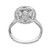 1.31 Carat Lab Grown Diamond Halo Engagement Ring