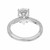 Peter Suchy 1.96 Carat Lab Grown Diamond White Gold Engagement Ring