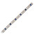 5.40 Carat Lab Grown Sapphire Diamond White Gold Link Bracelet