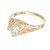 EGL Certified 1.10 Carat Diamond Yellow Gold Engagement Ring