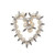 .30 Carat Diamond Pearl White Gold Brooch Pendant