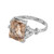 GIA Certified 6.08 Carat Topaz Diamond White Gold Ring