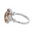 GIA Certified 6.08 Carat Topaz Diamond White Gold Ring